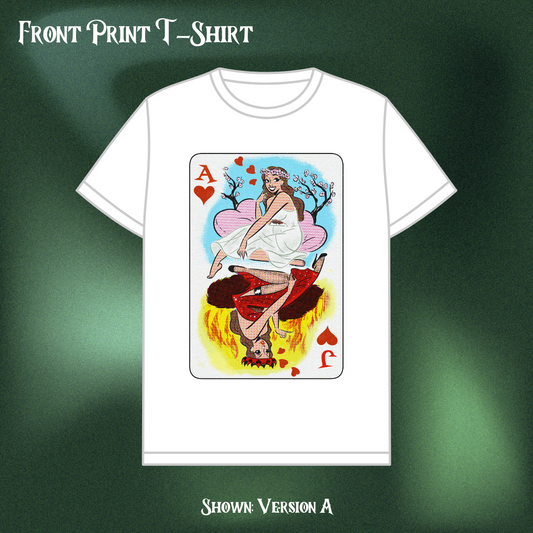 Queen of Hearts - Front Print T-Shirt (PREORDER)