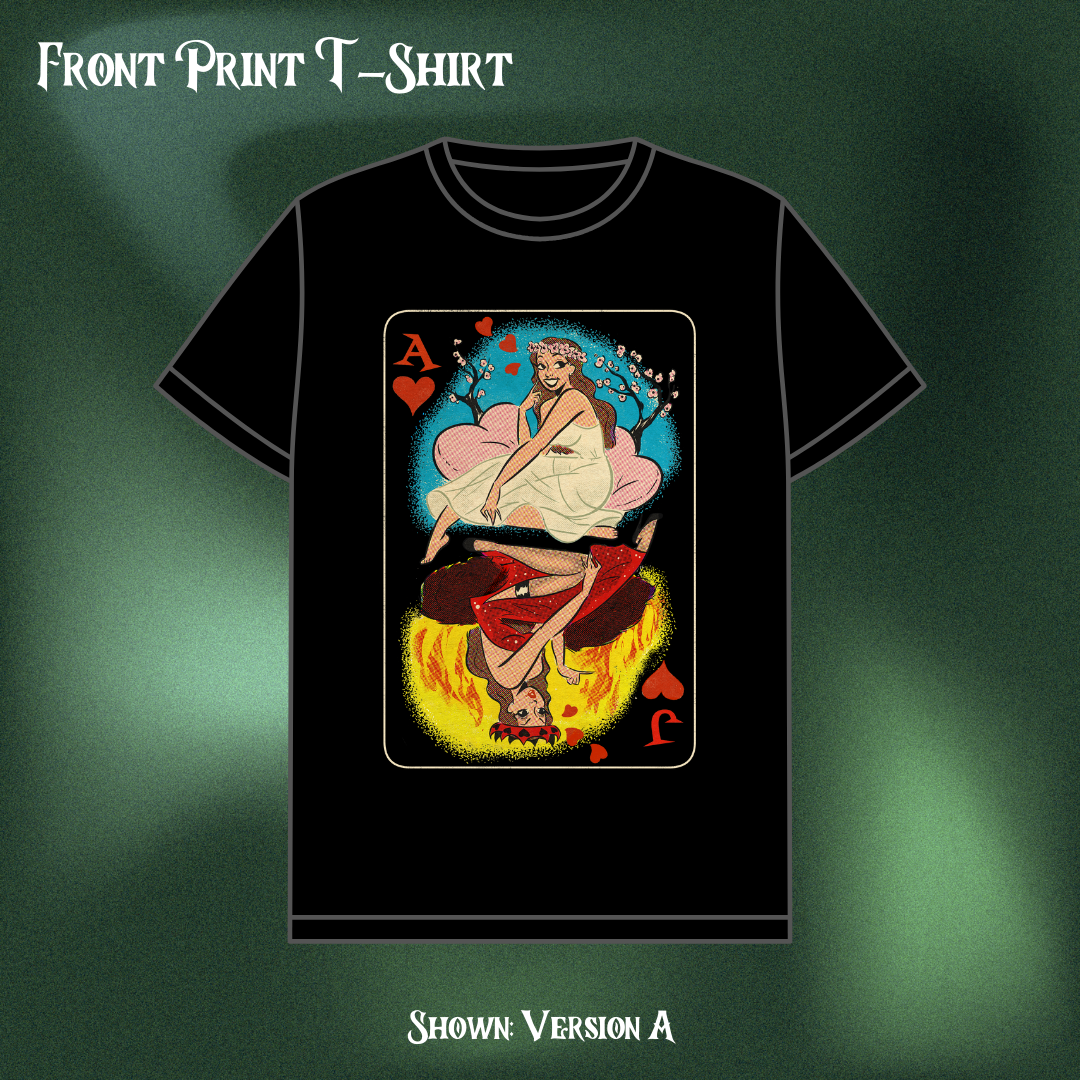 Queen of Hearts - Front Print T-Shirt (PREORDER)