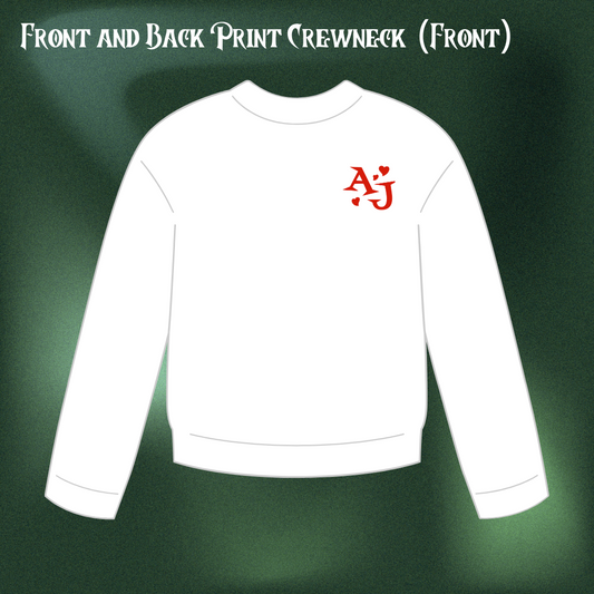 Queen of Hearts - Front and Back Print Crewneck (PREORDER)