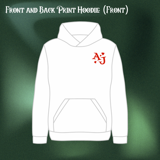 Queen of Hearts - Front and Back Print Hoodie (PREORDER)