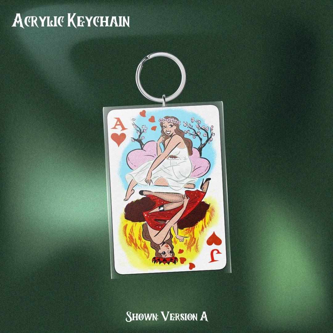 Queen of Hearts - Acrylic Keychain (PREORDER)