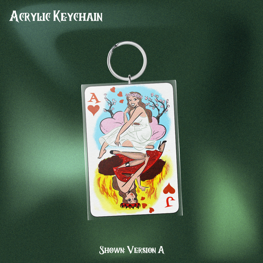 Queen of Hearts - Acrylic Keychain (PREORDER)