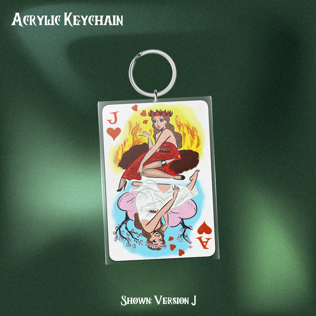 Queen of Hearts - Acrylic Keychain (PREORDER)